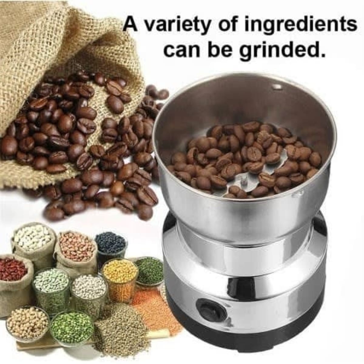 Spice and Nut Grinder, Grinding & Seasoning