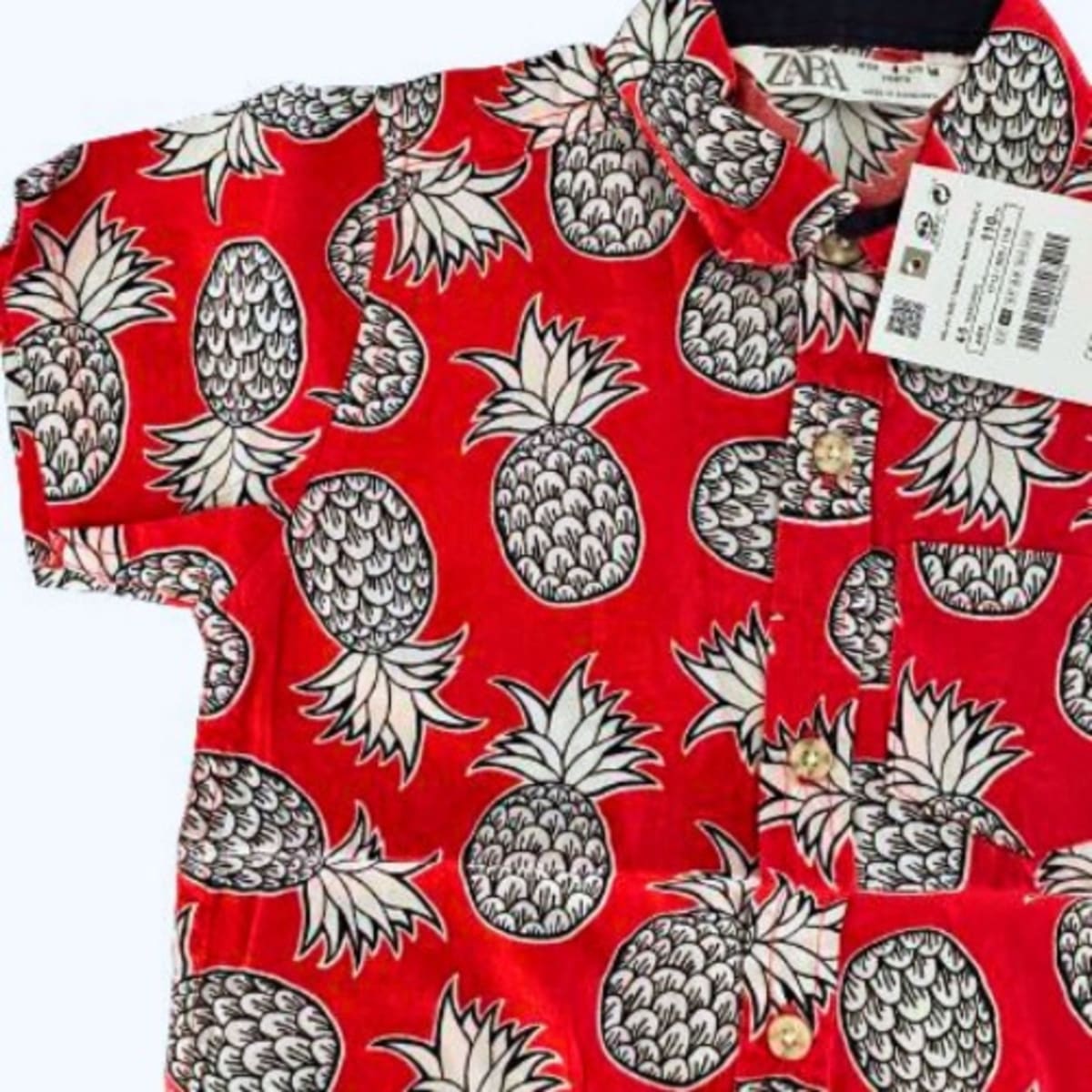 zara pineapple shirt