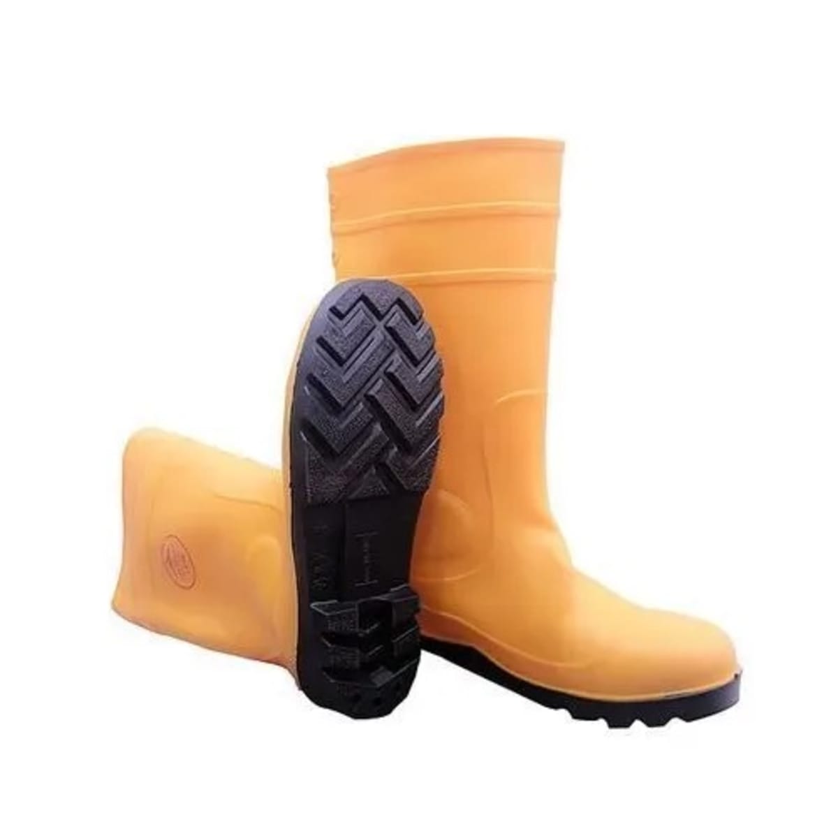 Steel toe waterproof rubber boots deals