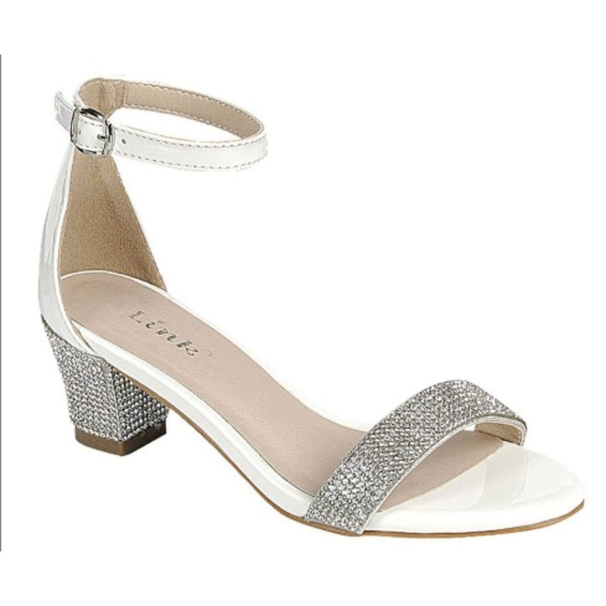 Gal glitter clearance kitten heel sandal