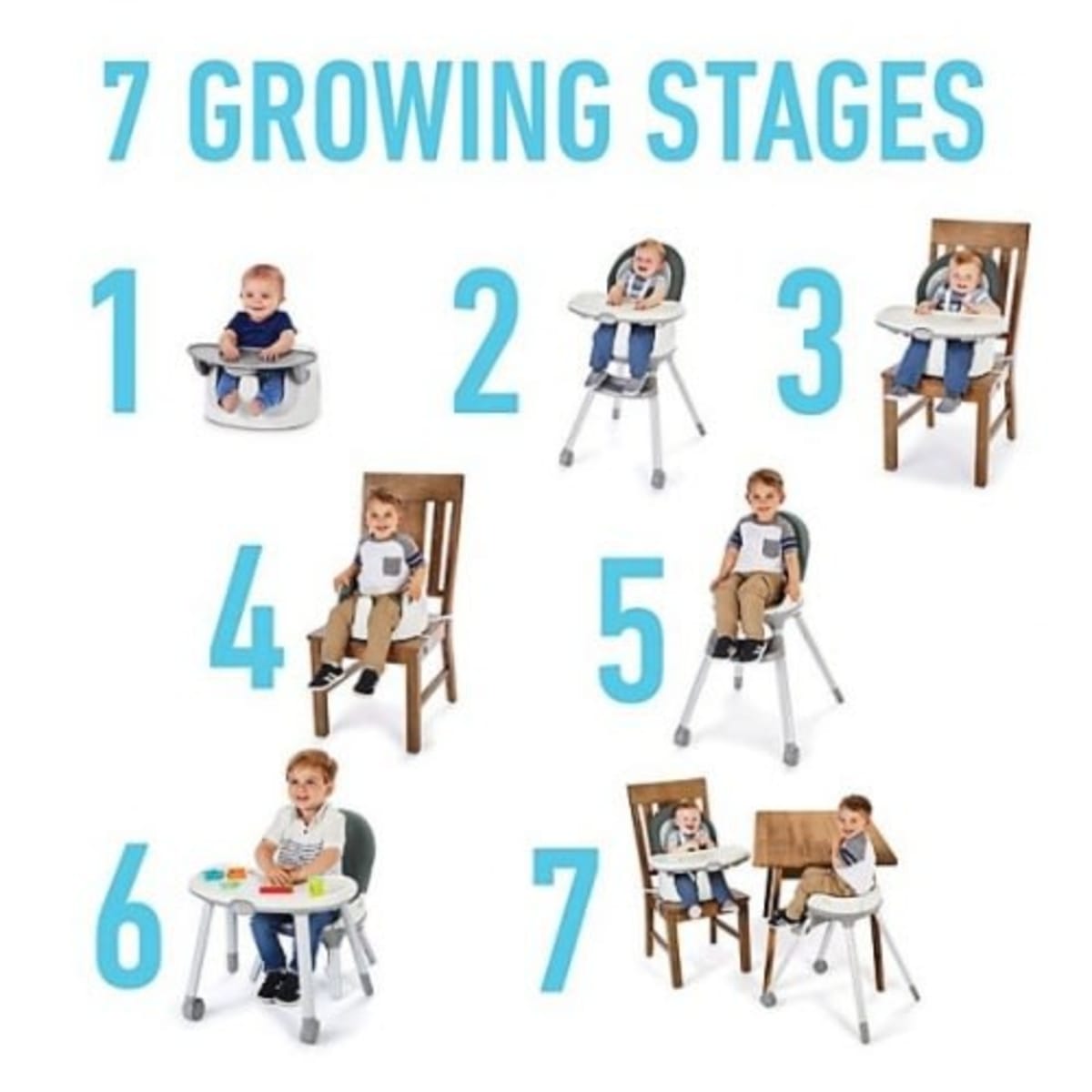 Graco high clearance chair to booster