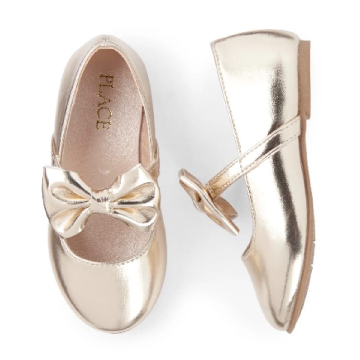 Little girl store gold ballet flats