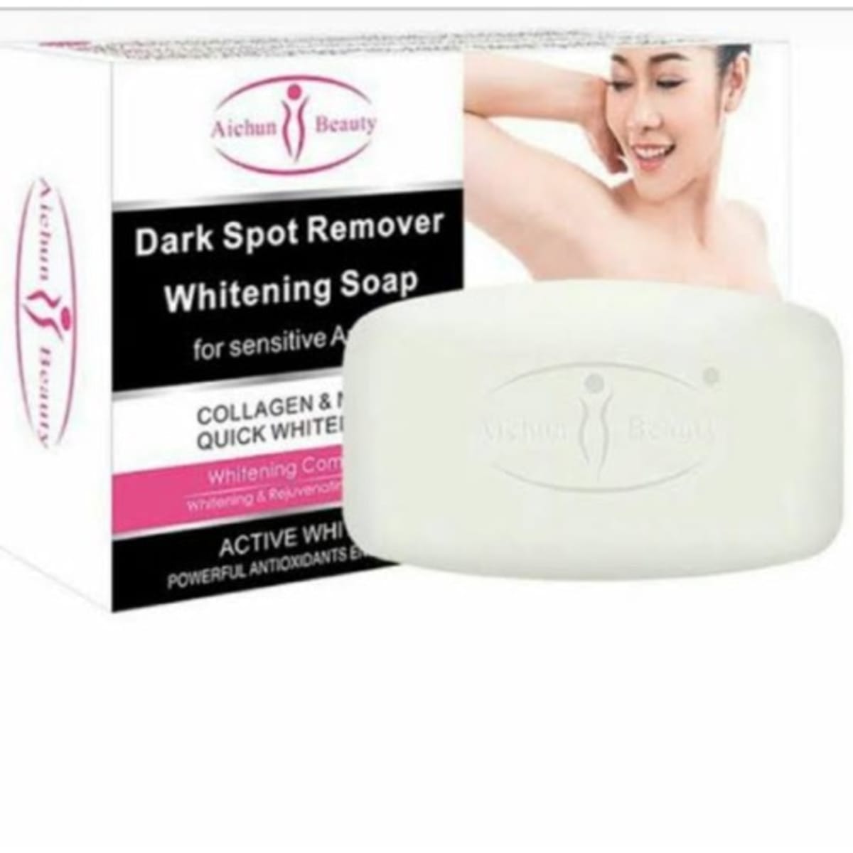 Aichun Beauty Dark Spot Whitening Soap For Sensitive Areas 100g