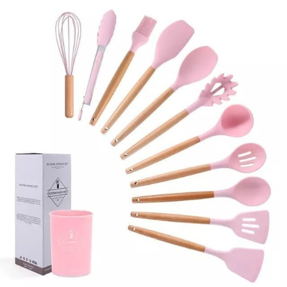 Pink spatulas cooking utensils store