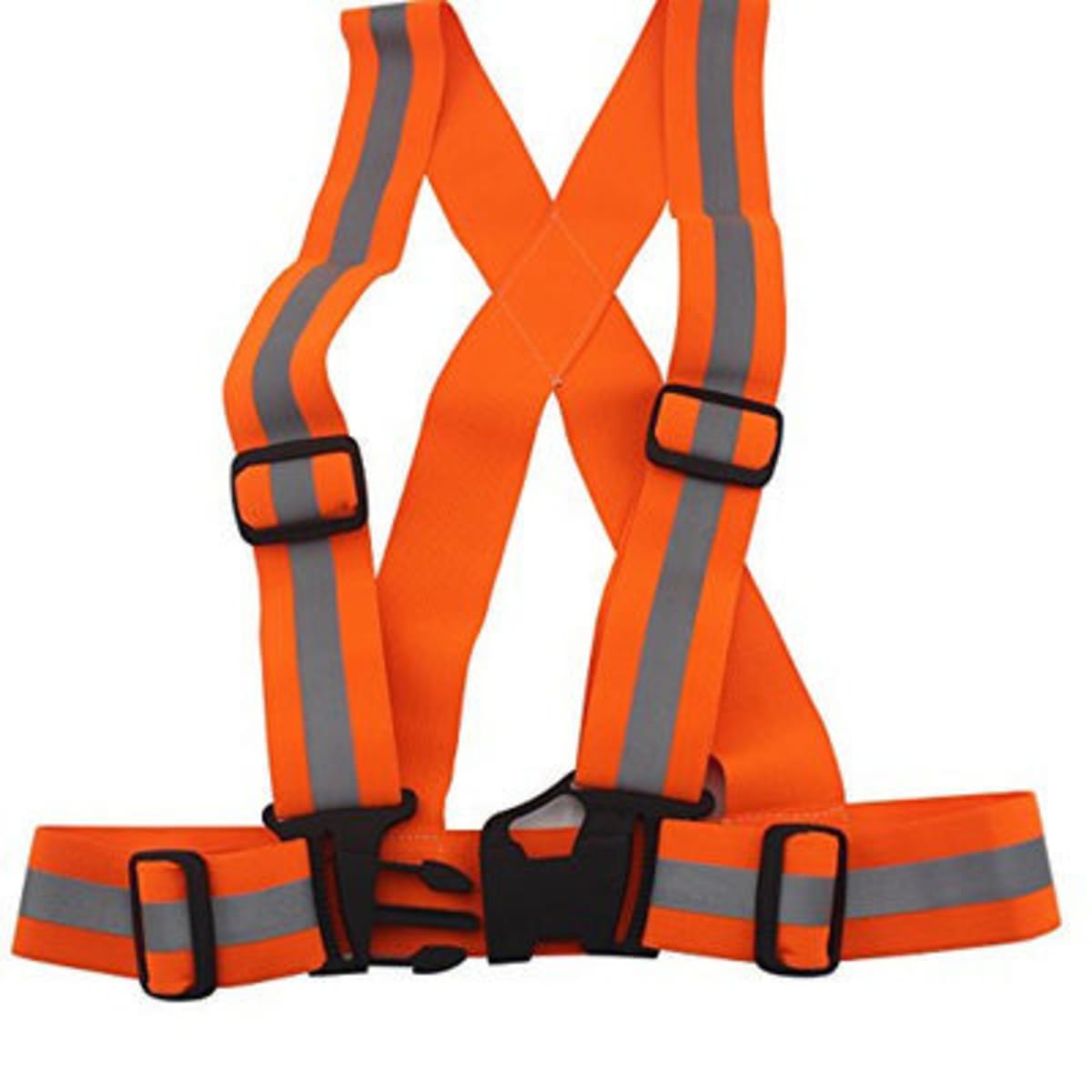 Safety Elastic Reflective Vest Belt - Orange