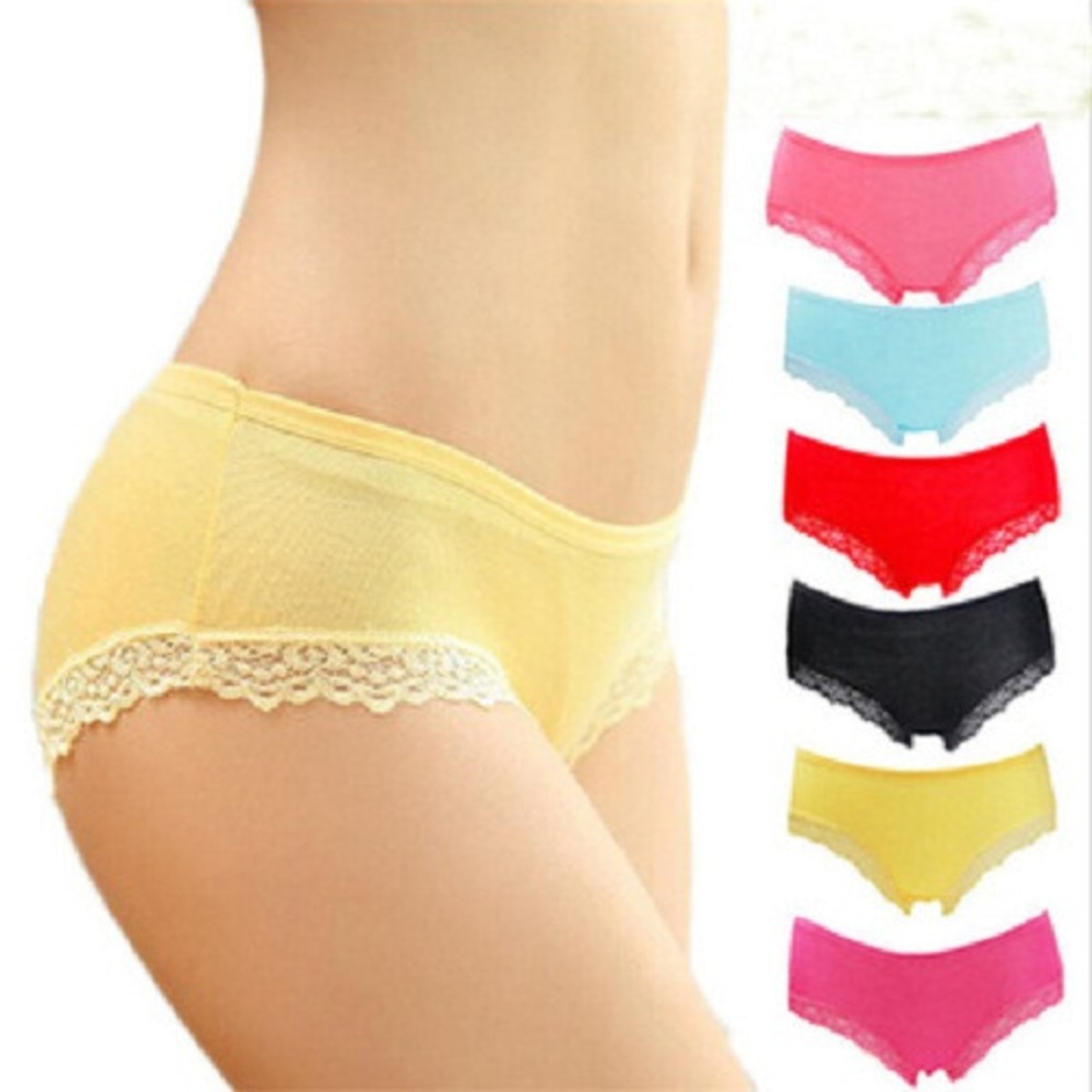 Brief Essentials Sexy Ladies Underwear - Six Pcs