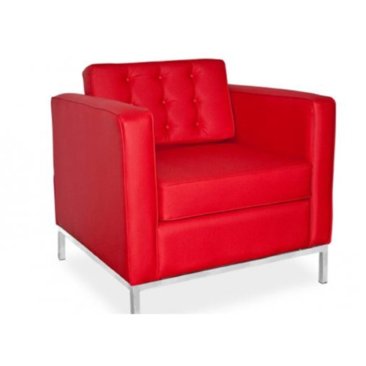 Single Leather Sofa Red Konga Online Shopping
