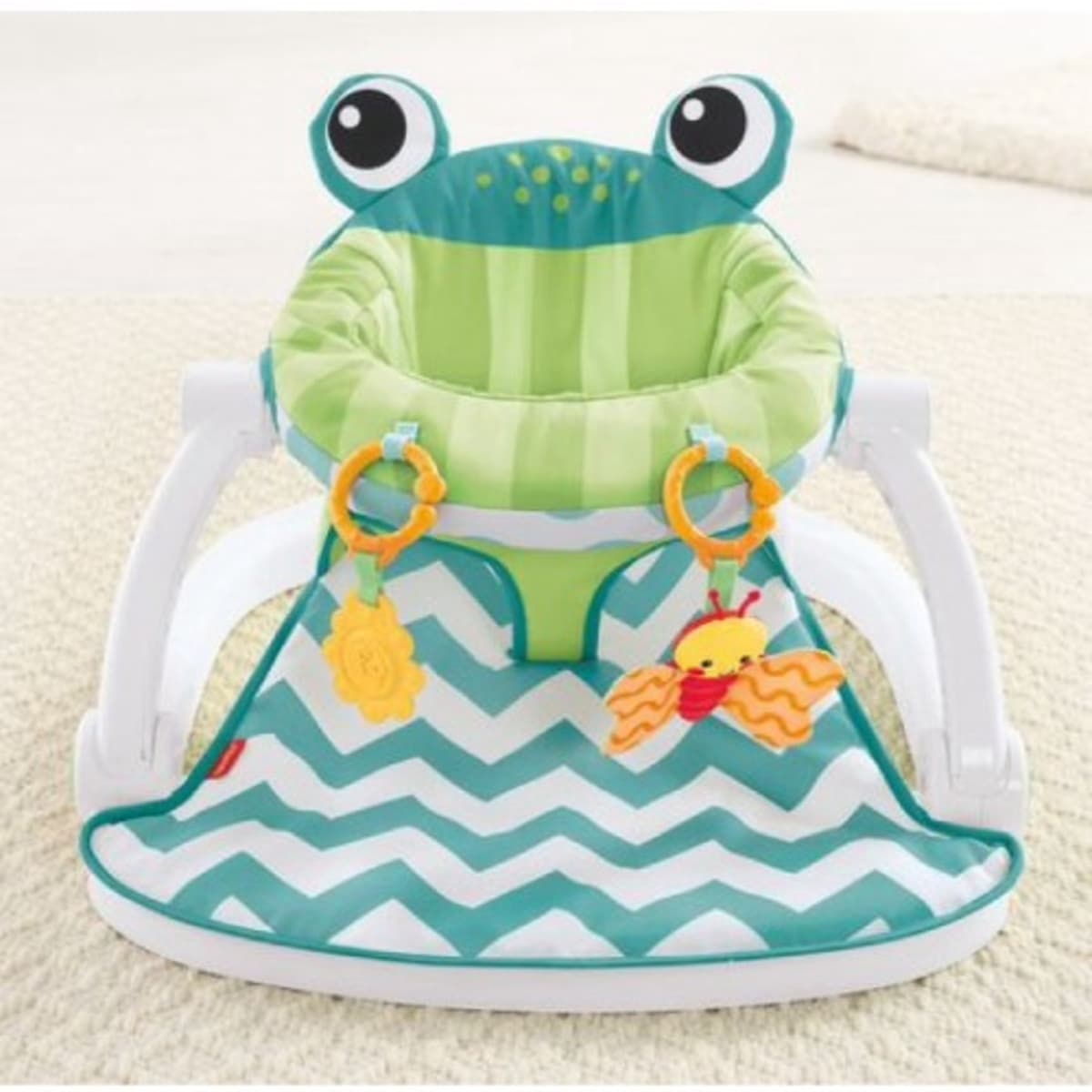 Fisher Price Sit Me Up Floor Seat Citrus Frog Konga Online Shopping