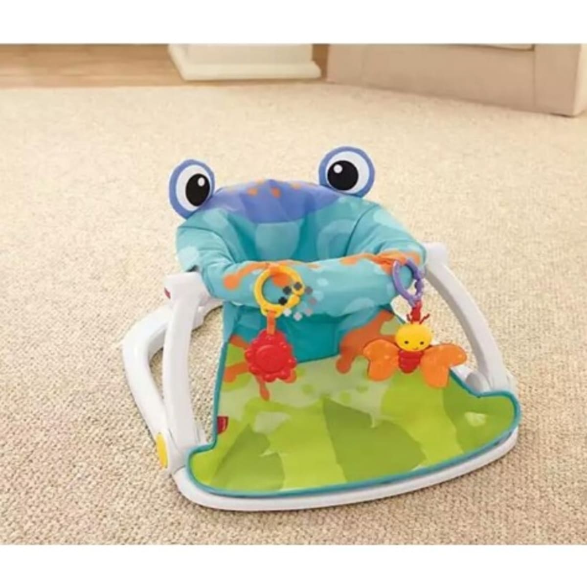 Fisher price sit me sale up frog floor seat