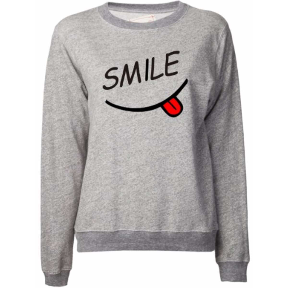 Tongue out online sweatshirt