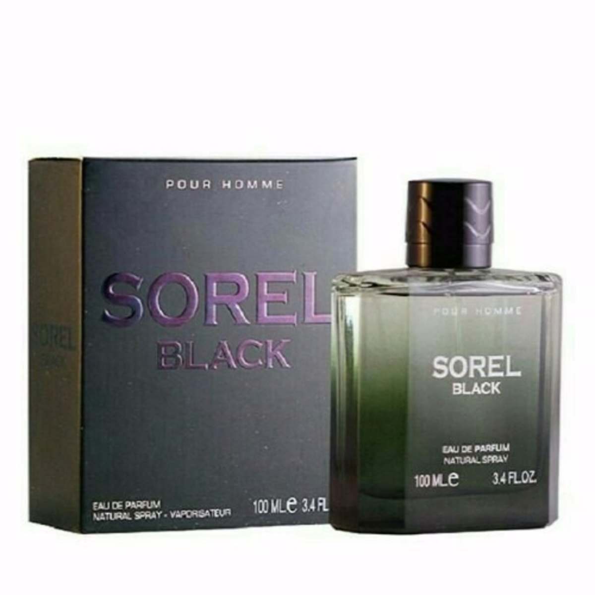 Sorel Black EDP For Men 100ml