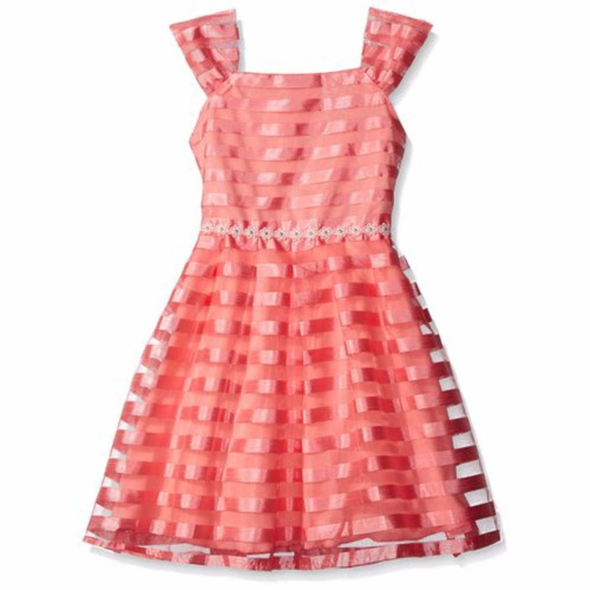 Speechless Girls Shadow Stripe Organza Dress Konga Online Shopping