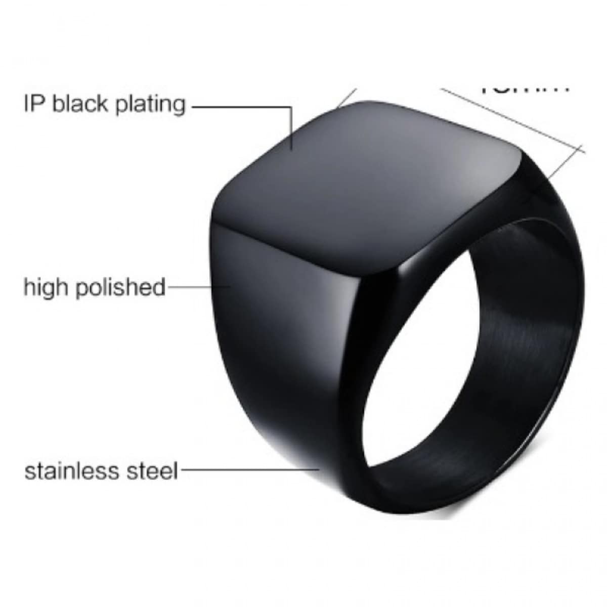 Finger ring deals black
