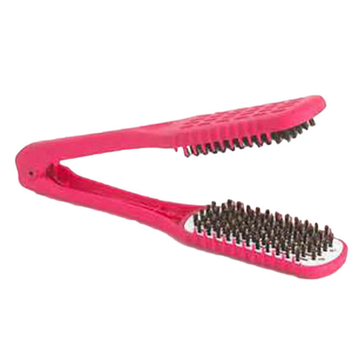 Straight N Go Wireless Ceramic Straightening Hair Brush Pink