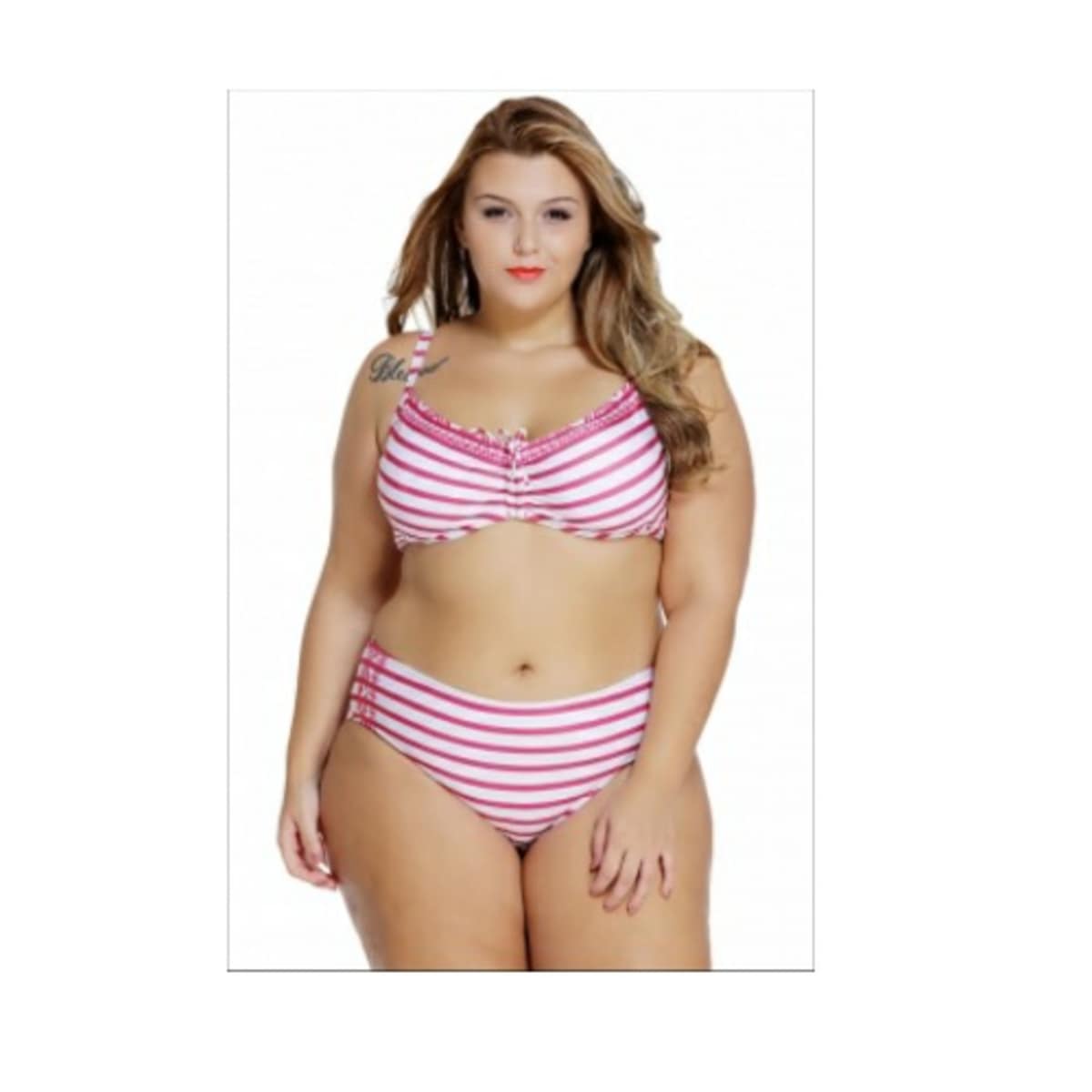 Swim dress with top underwire bra