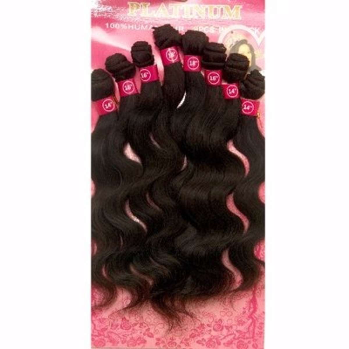 Platinum human hair on sale 8 in 1