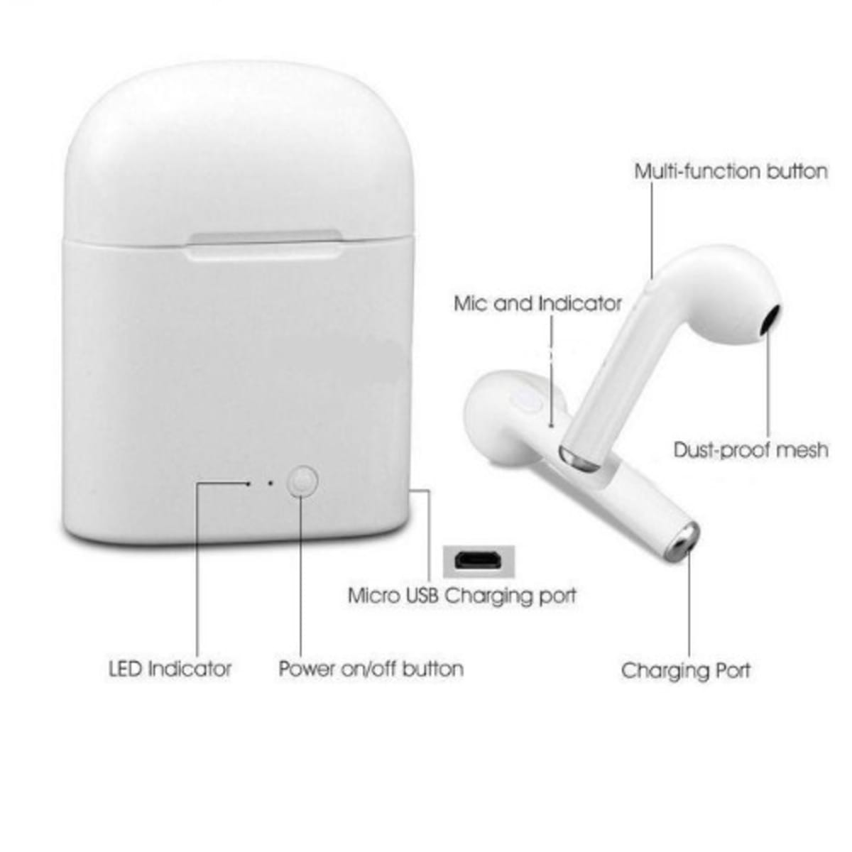 I7s tws hotsell airpods case