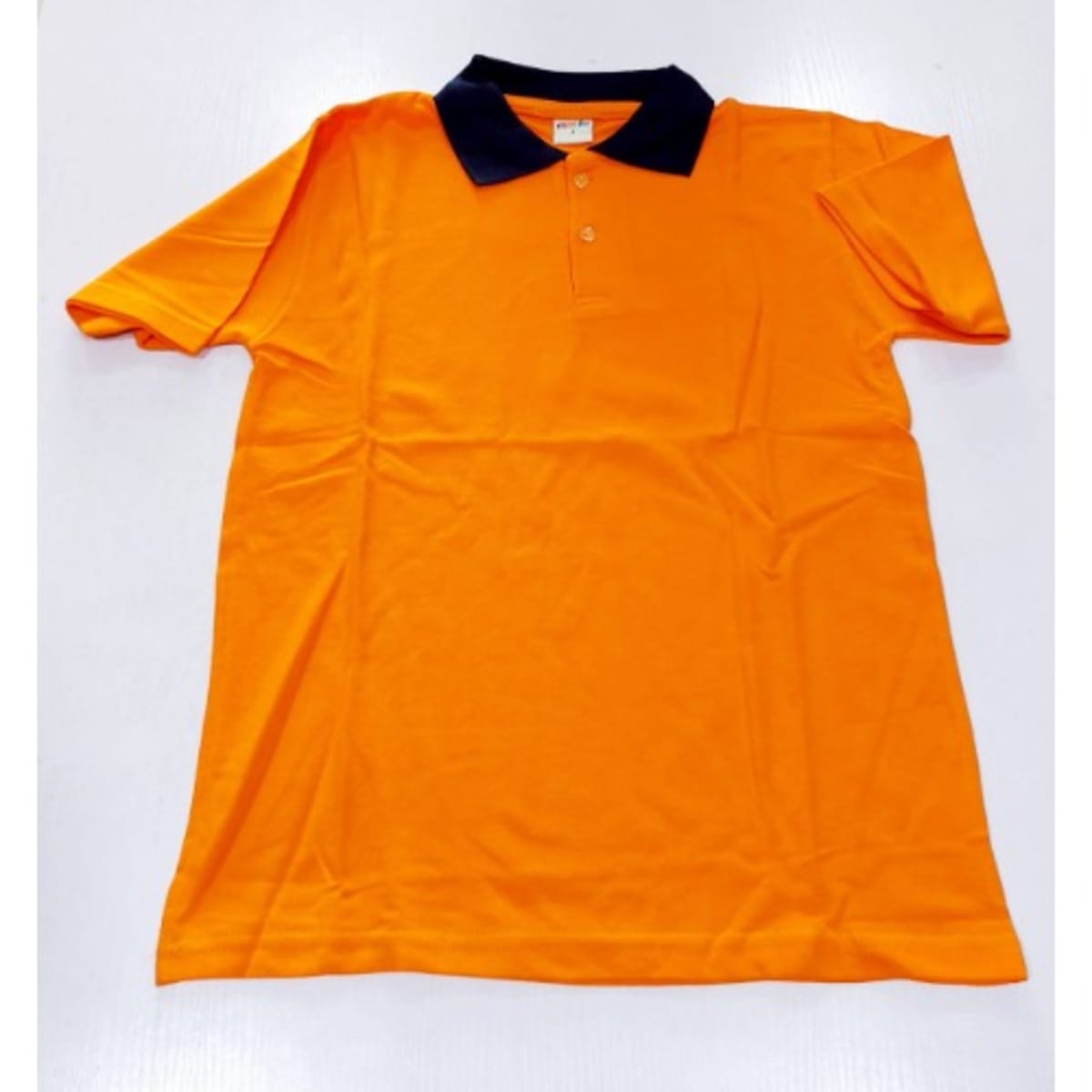 Boys Orange Polo With Navy Blue Collar Konga Online Shopping