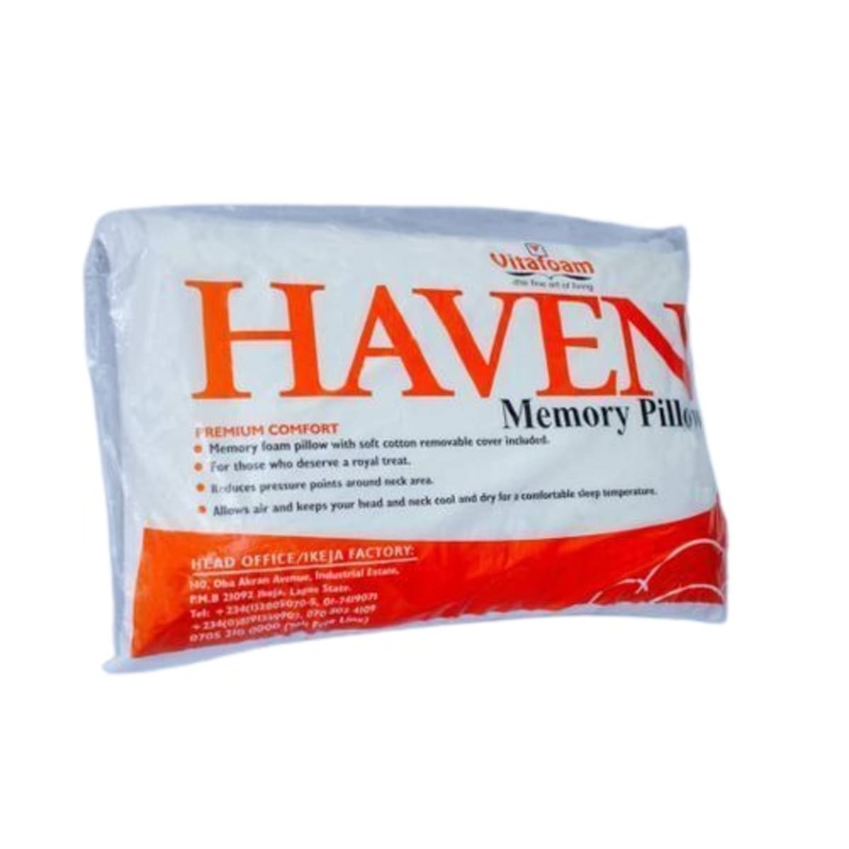 Vitafoam memory pillow 2025