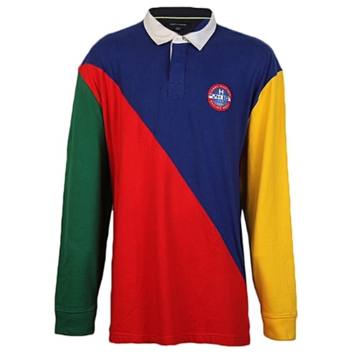 Tommy hilfiger men's long sleeve polo sailing gear rugby outlet shirt