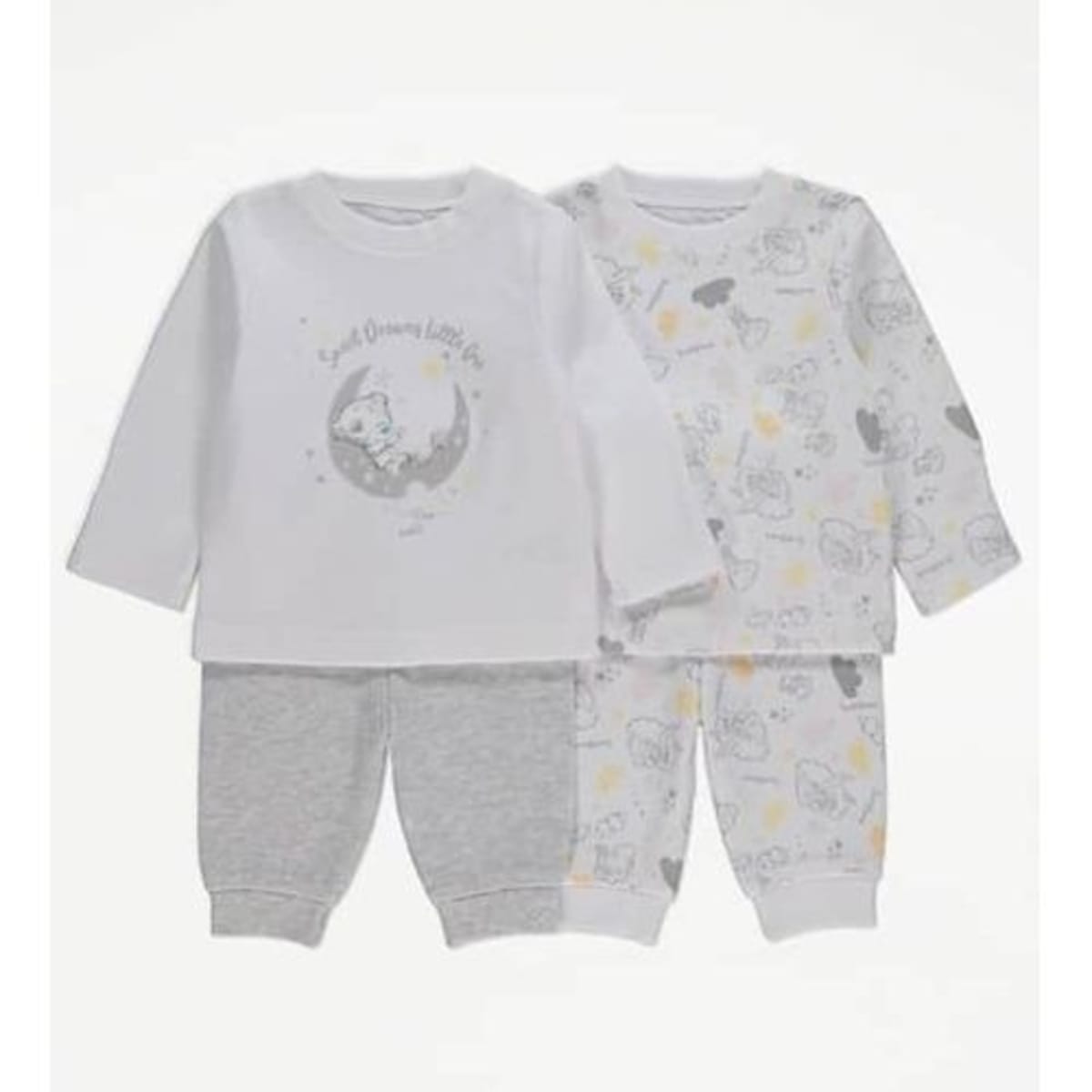 George Tiny Tatty Teddy White Pyjamas 2 Sets Konga Online Shopping
