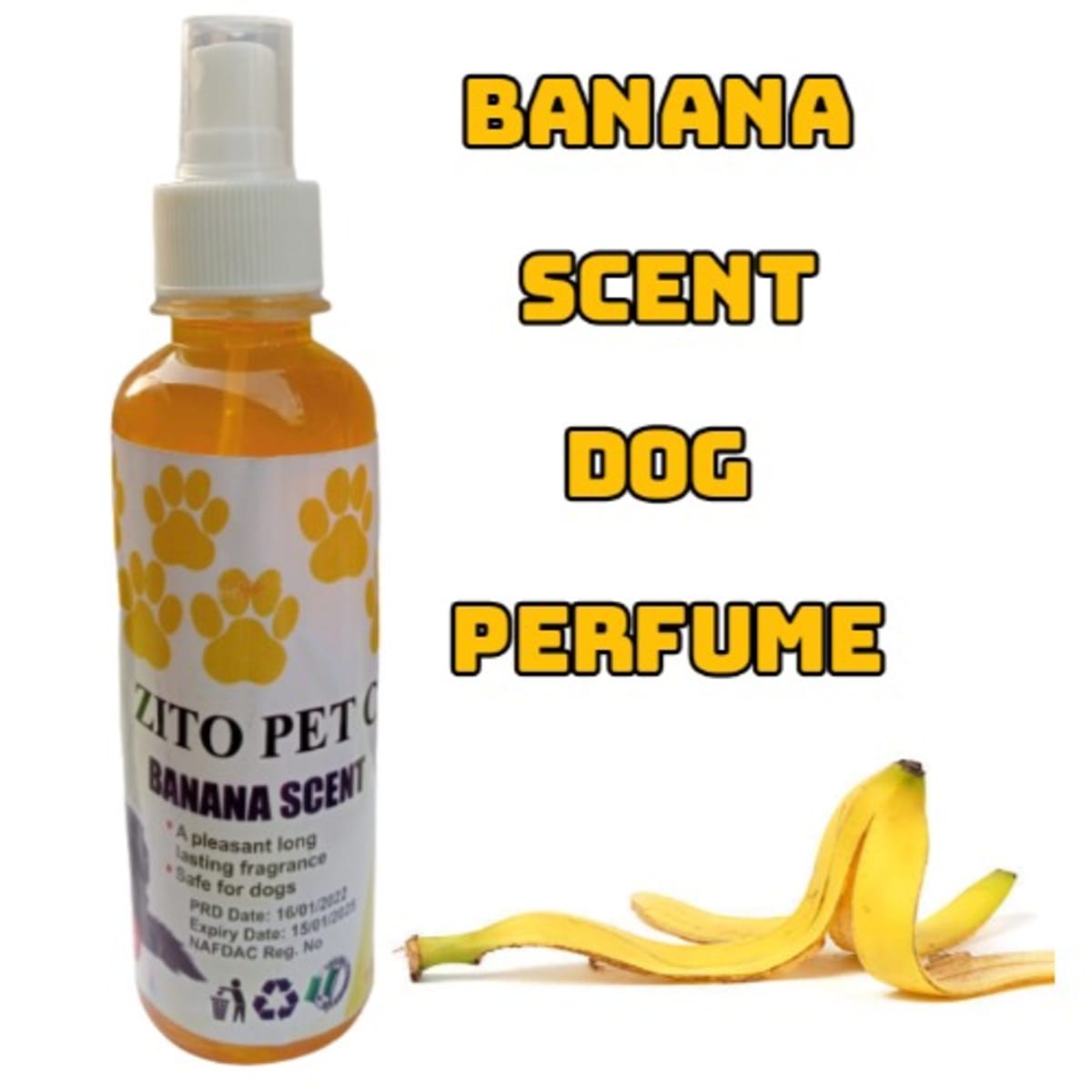 Zito Banana Fragrance Dog Perfume 250ml Konga Online Shopping