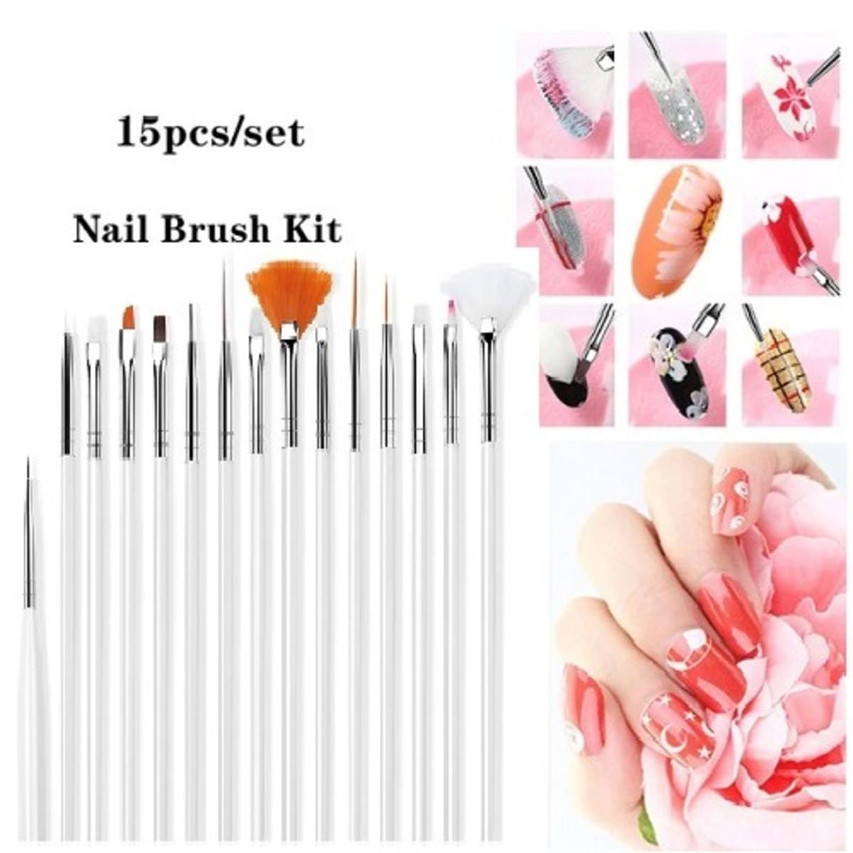 Professional Nail Art Brushes Set for Precise and Detailed Designs
