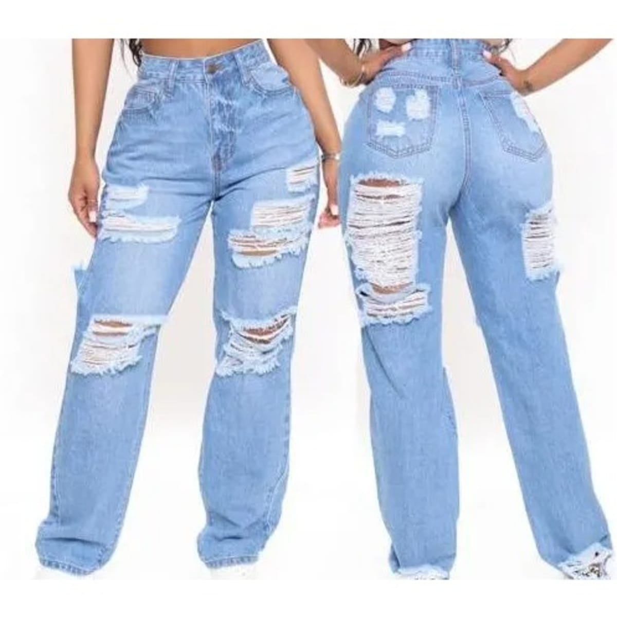 Ripped Boyfriend Jean Konga Online Shopping