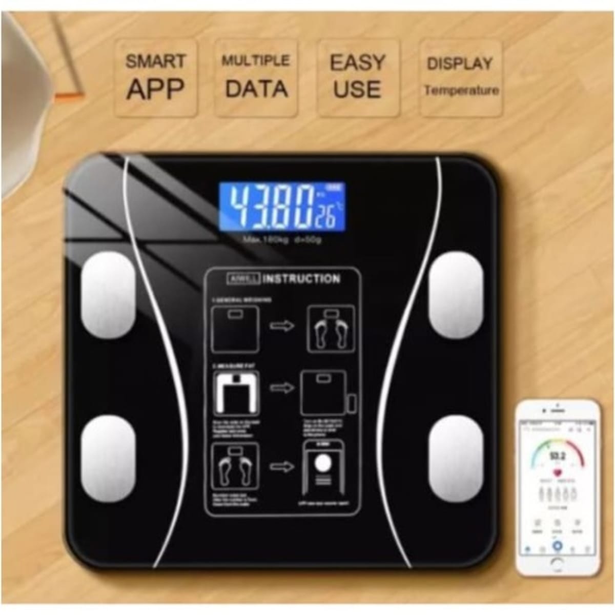 Himaly Smart Digital Scale Body Fat Scale Weight Composition