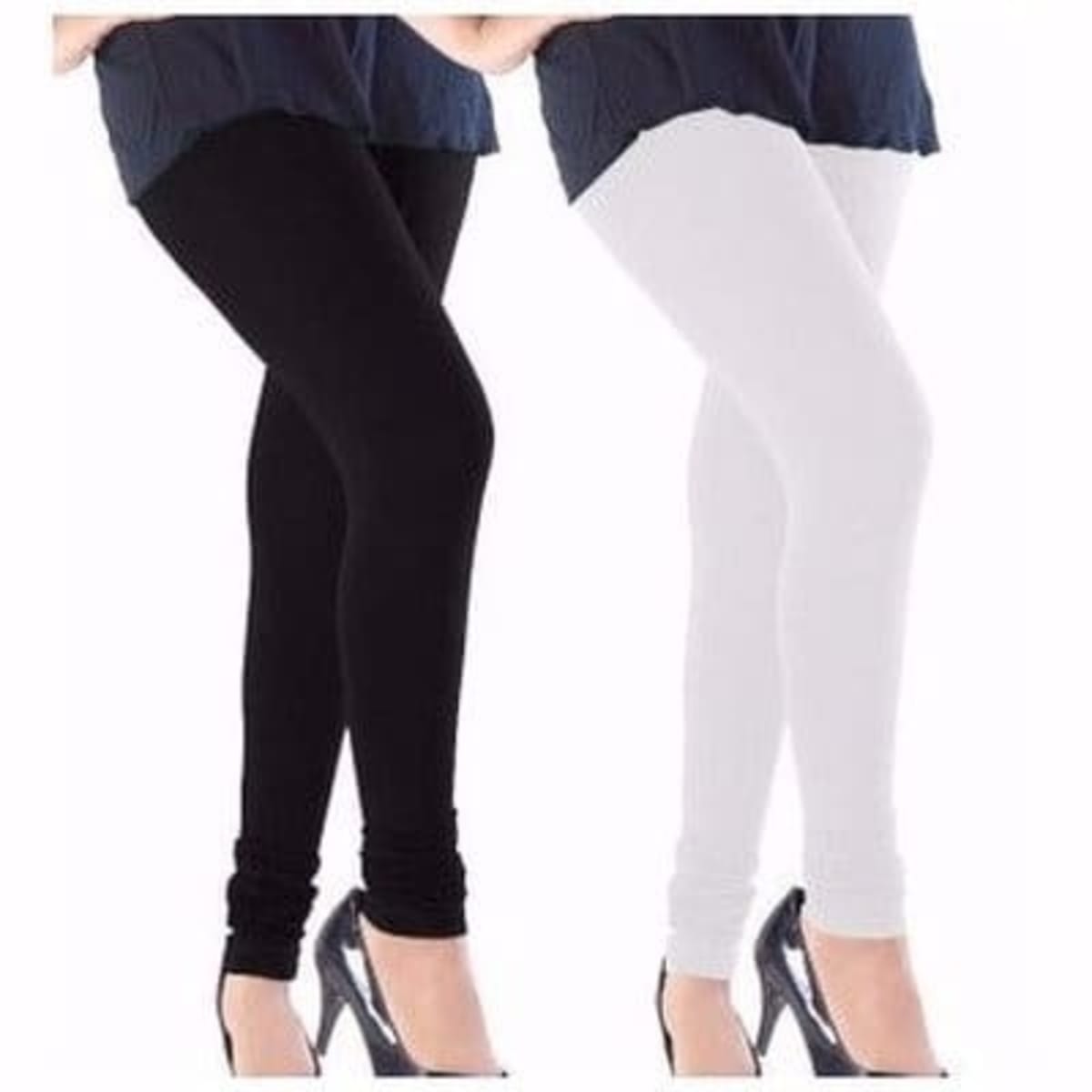 2 Pack Plain Opaque Tights