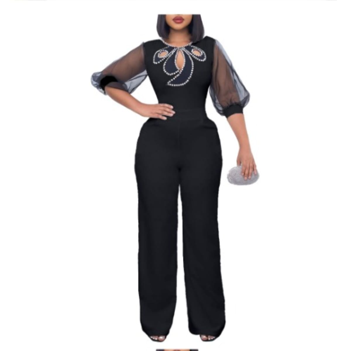 Cute black jumpsuits deals