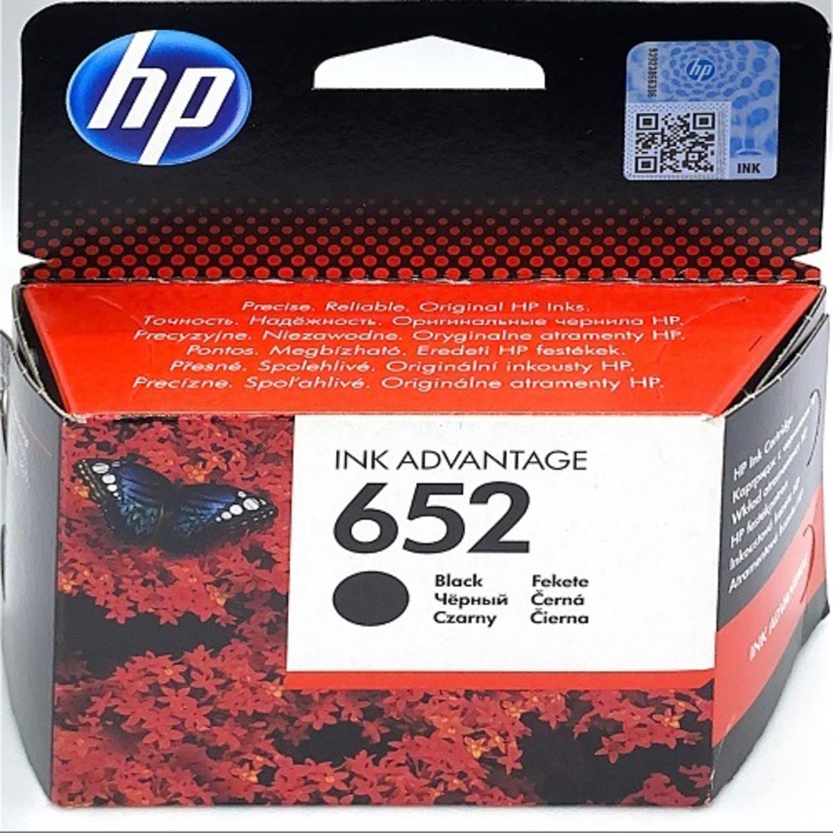 Hp 652 black ink cartridge discount
