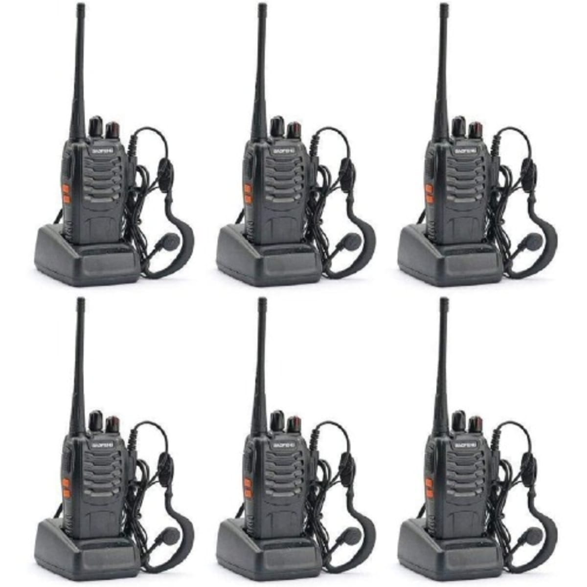 Baofeng Bf-888s Two Way Radio Pack Of 6pcs Radios Customize Package  Konga Online Shopping