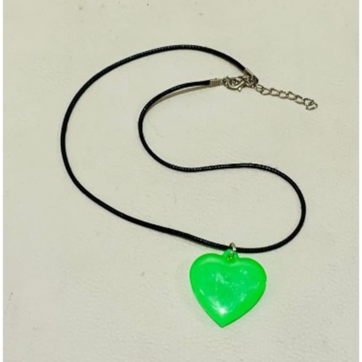 Glow in discount dark heart necklace