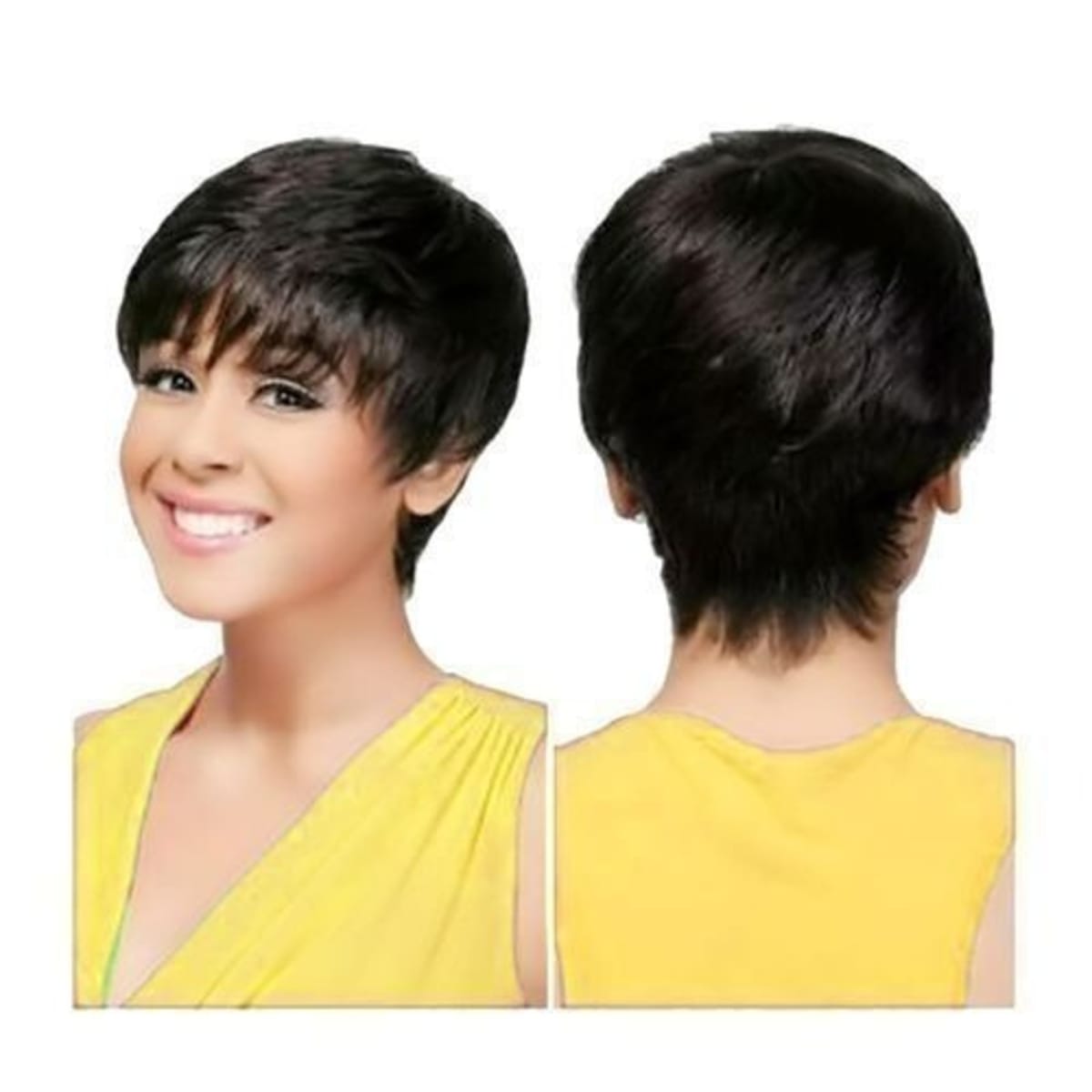 Straight Pixie Short Hair Wig For Women Black Konga Online