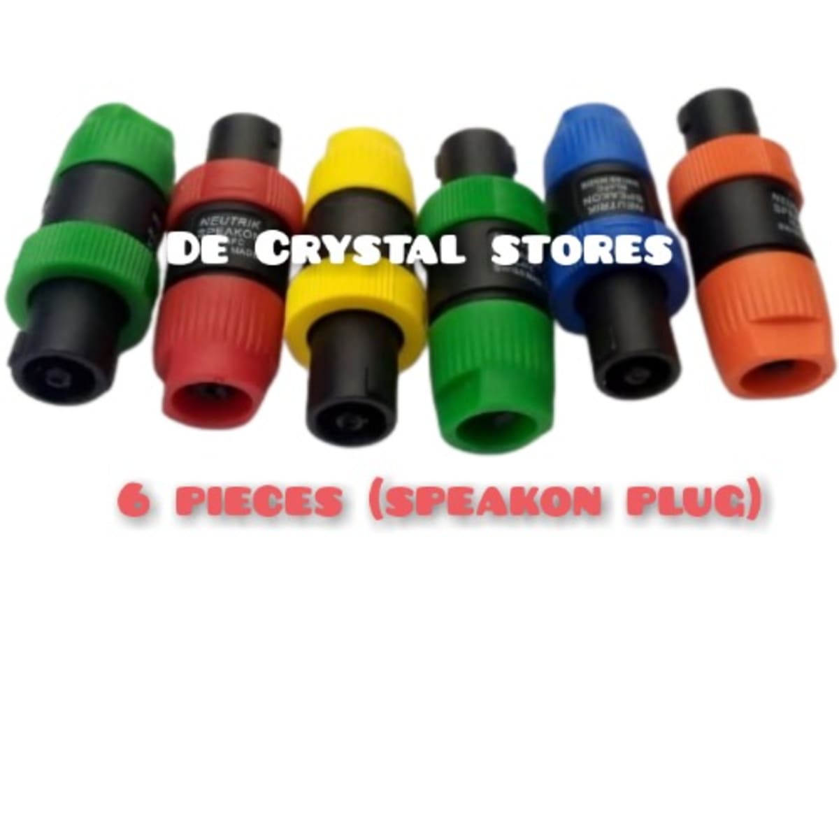 Speakon Audio Plug Cable Connector 6 pieces Konga Online Shopping