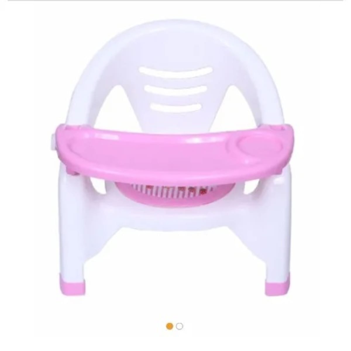 Children's chair outlet with attached table