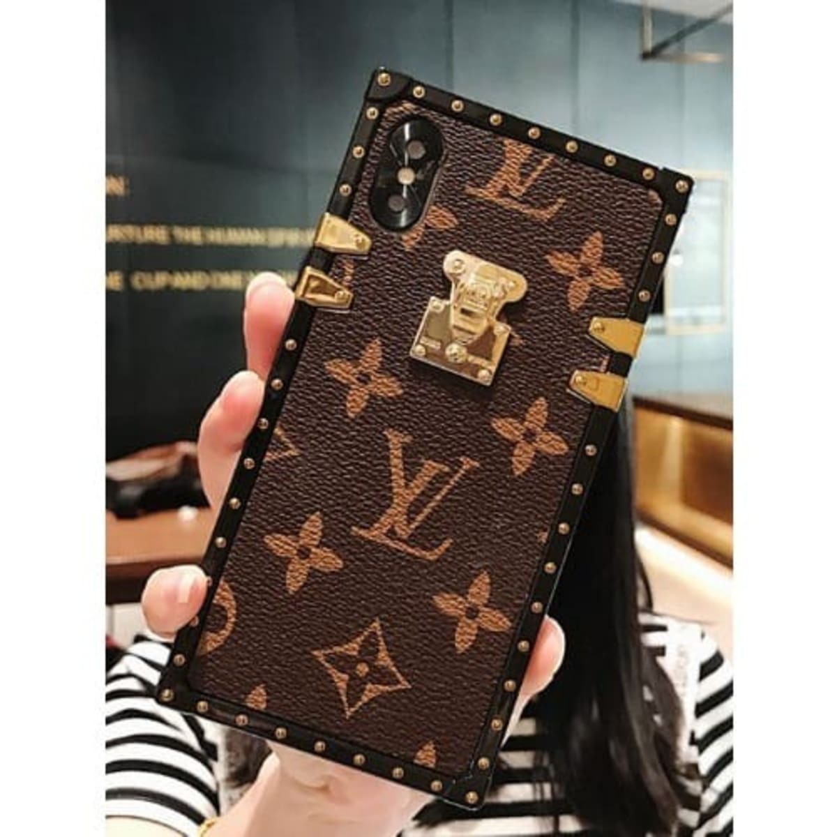 A&S Lv-inspired Designed Back Case For Iphone Xs Max