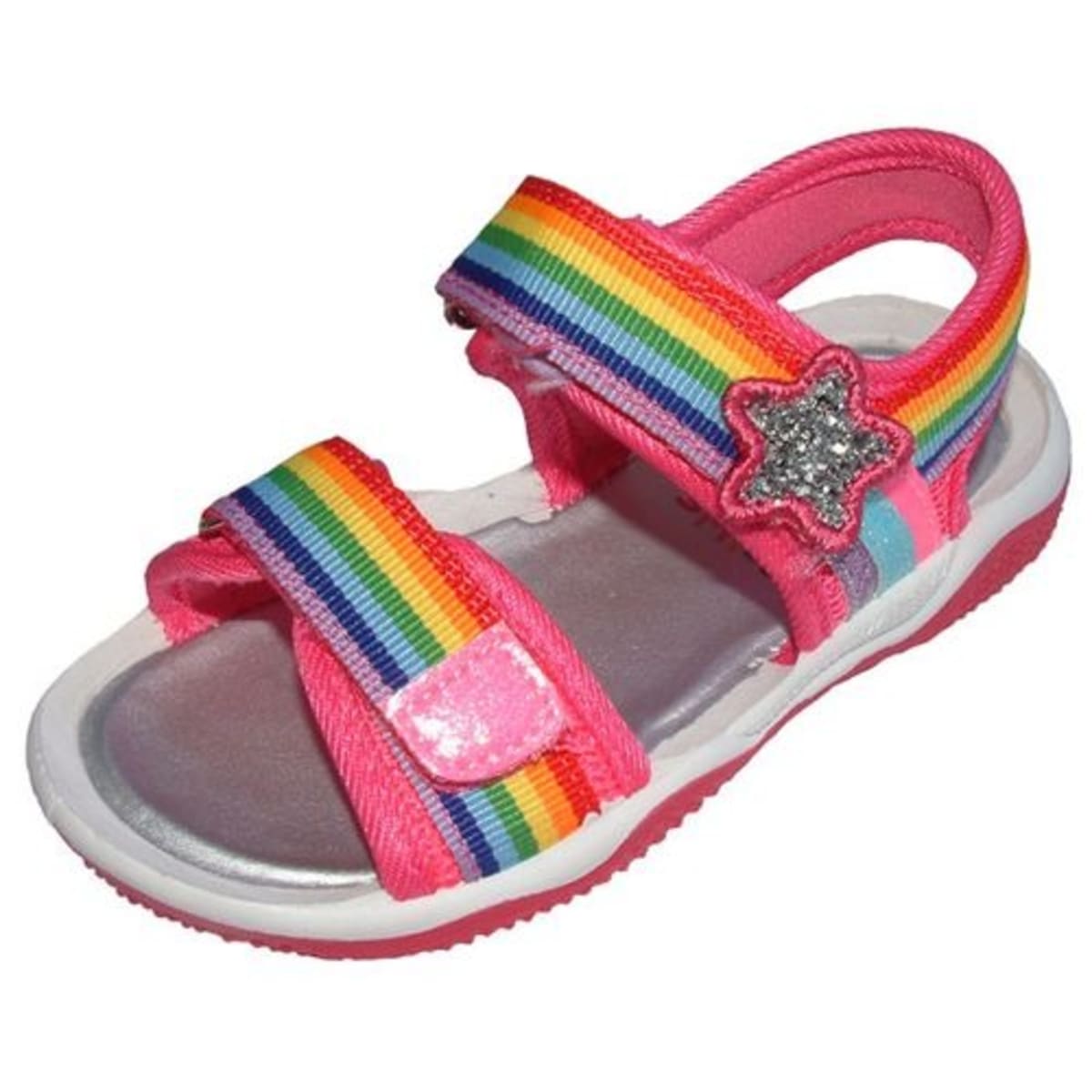 Girls rainbow sandals outlet