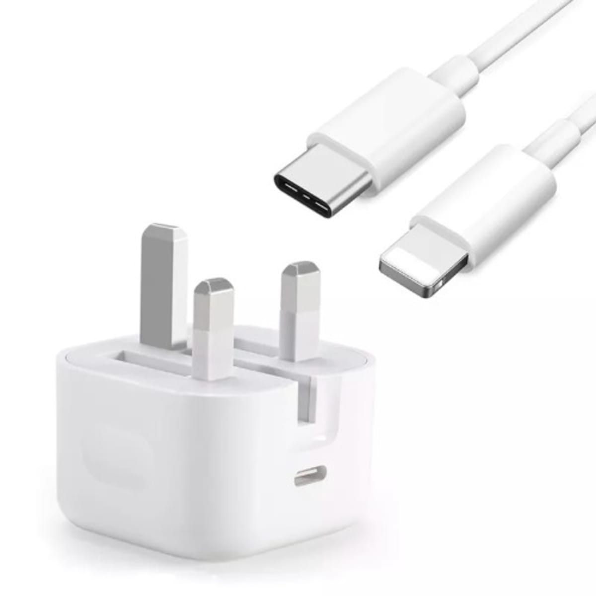 iPhone Charger With Usb-c Cable - 3 Pin Head With Cable