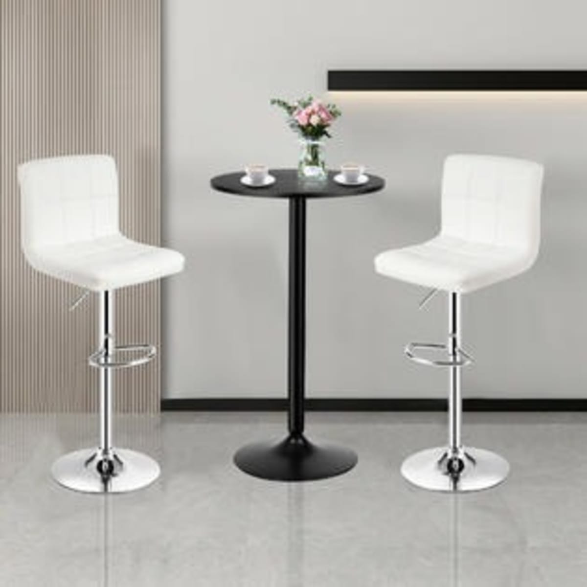 Costway 3 piece shop bar table set