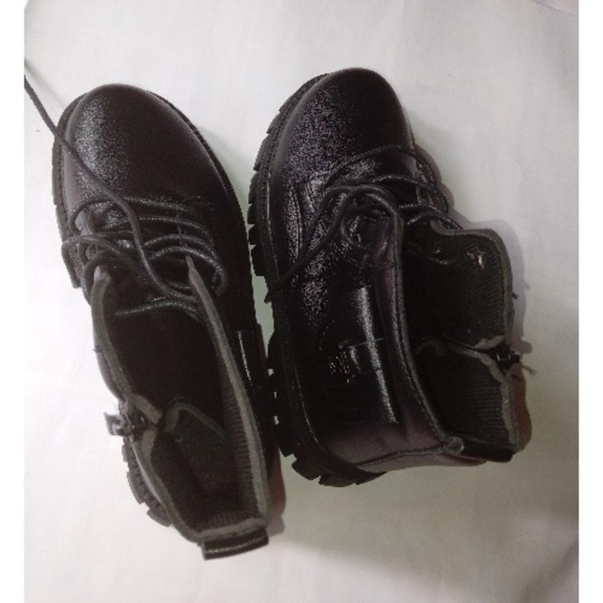 Boys black boots best sale
