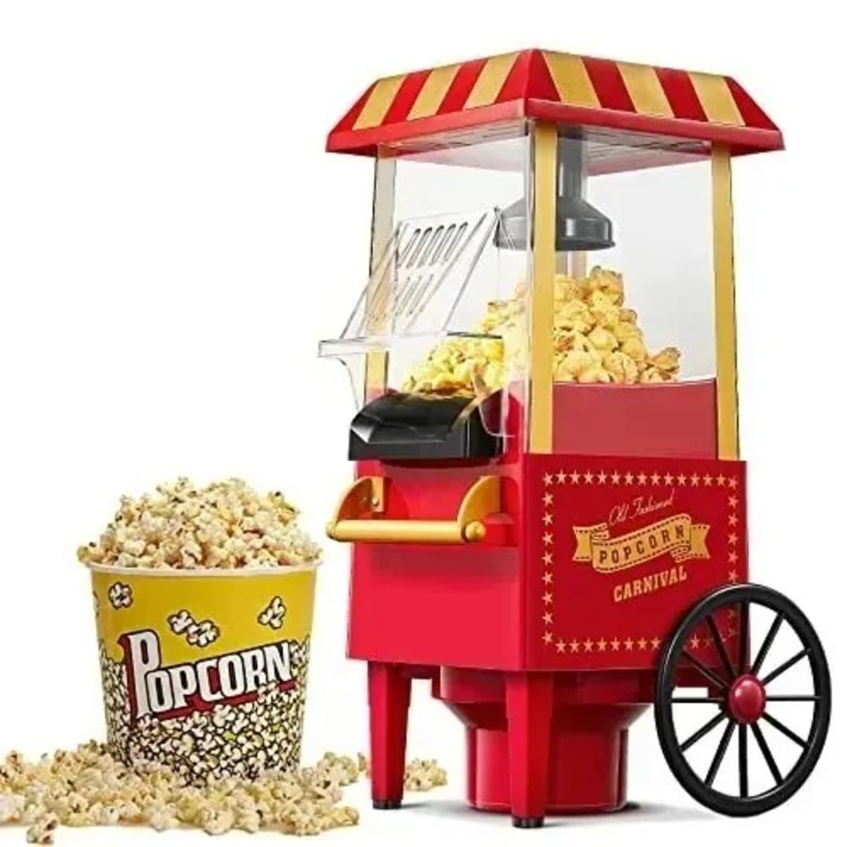 Electric Popcorn Machine Small Mini Automatic Carniva