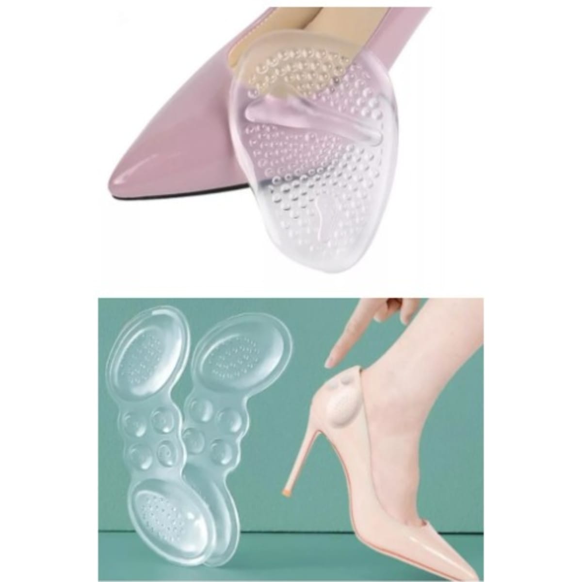 Soft Silicone Gel Cushion Insoles And Embossed Heel Grips Konga Online Shopping