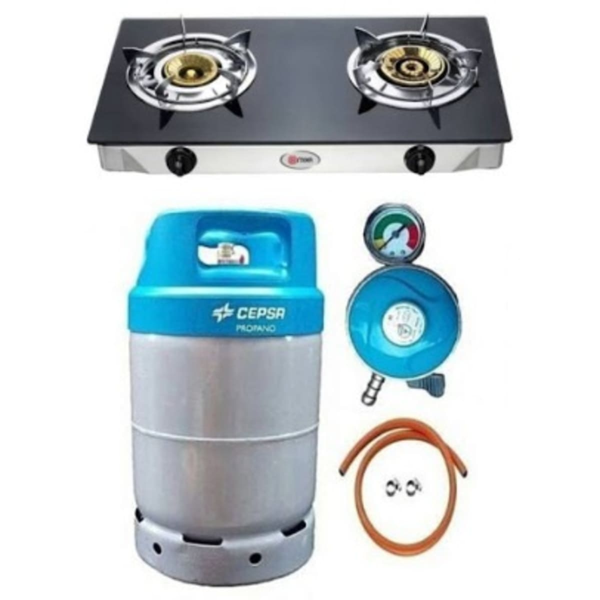 2 plate gas stove sales with cylinder