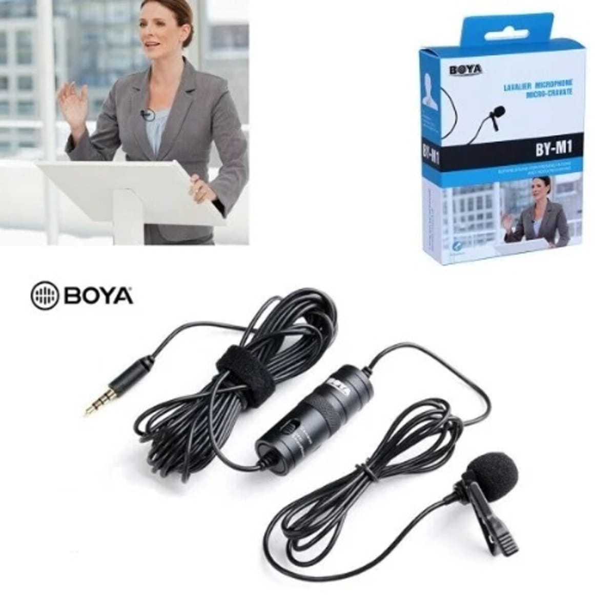Boya m1 store noise cancellation