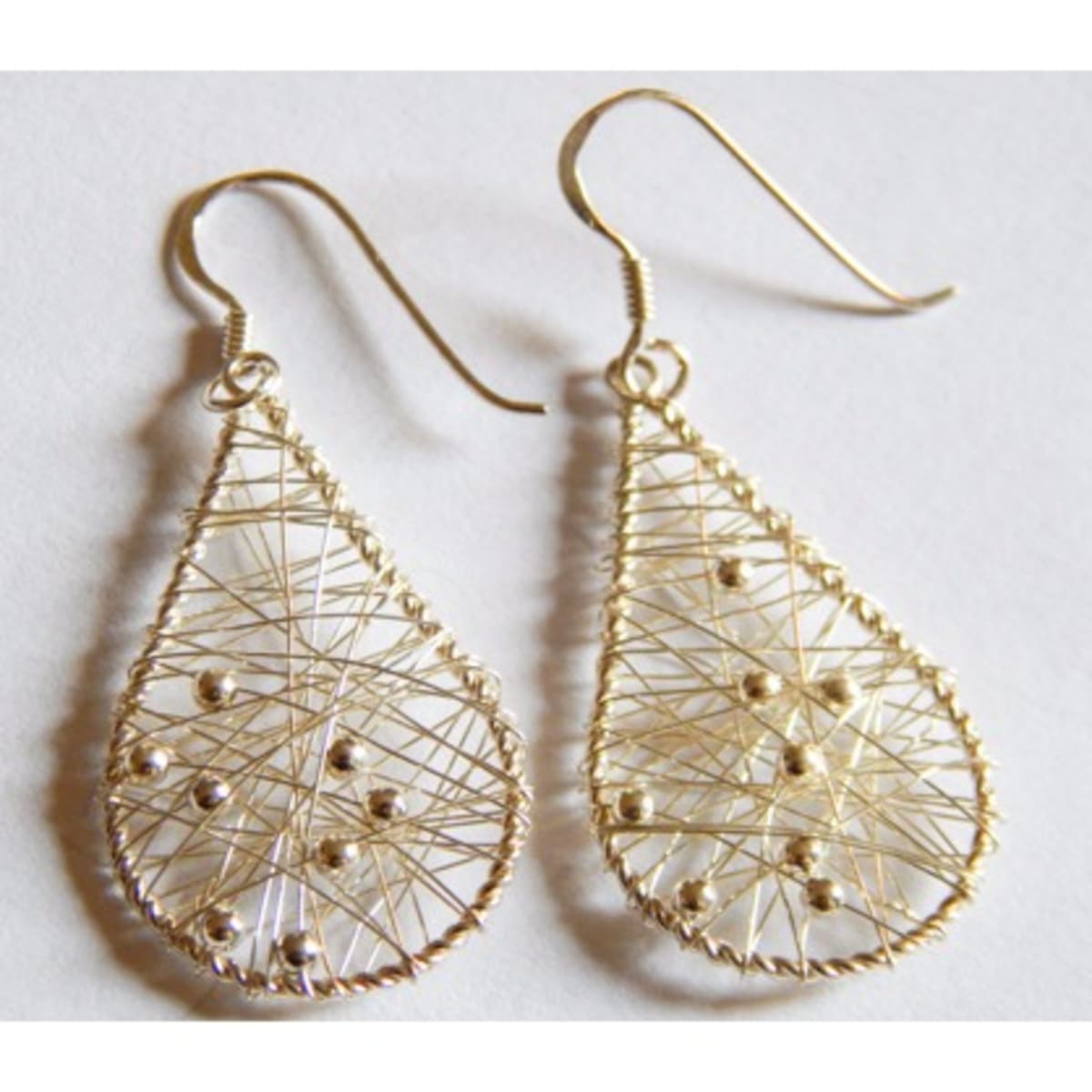 Teardrop wire hotsell earrings