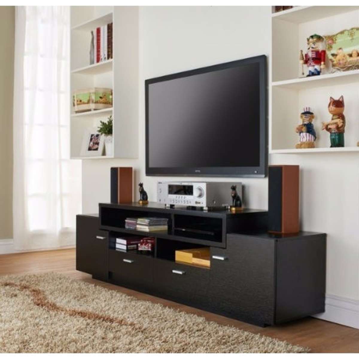 Television Shelf Black 4 Feet Konga Online Shopping