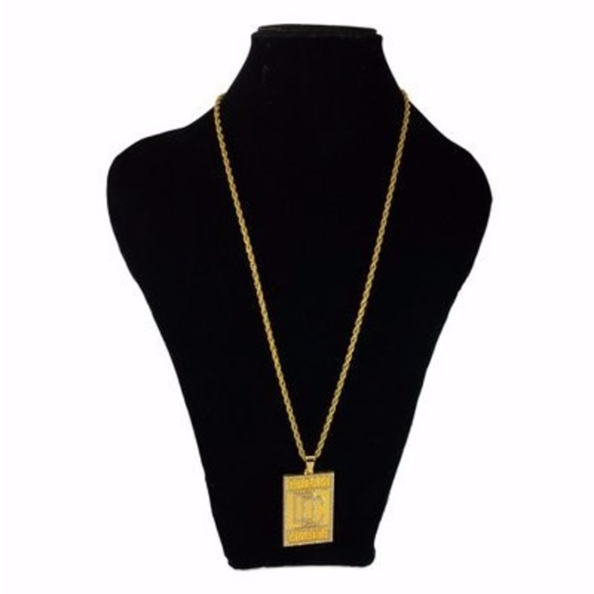 A S Thick Twist Link Gold Chain With Dream Chaser Pendant Konga