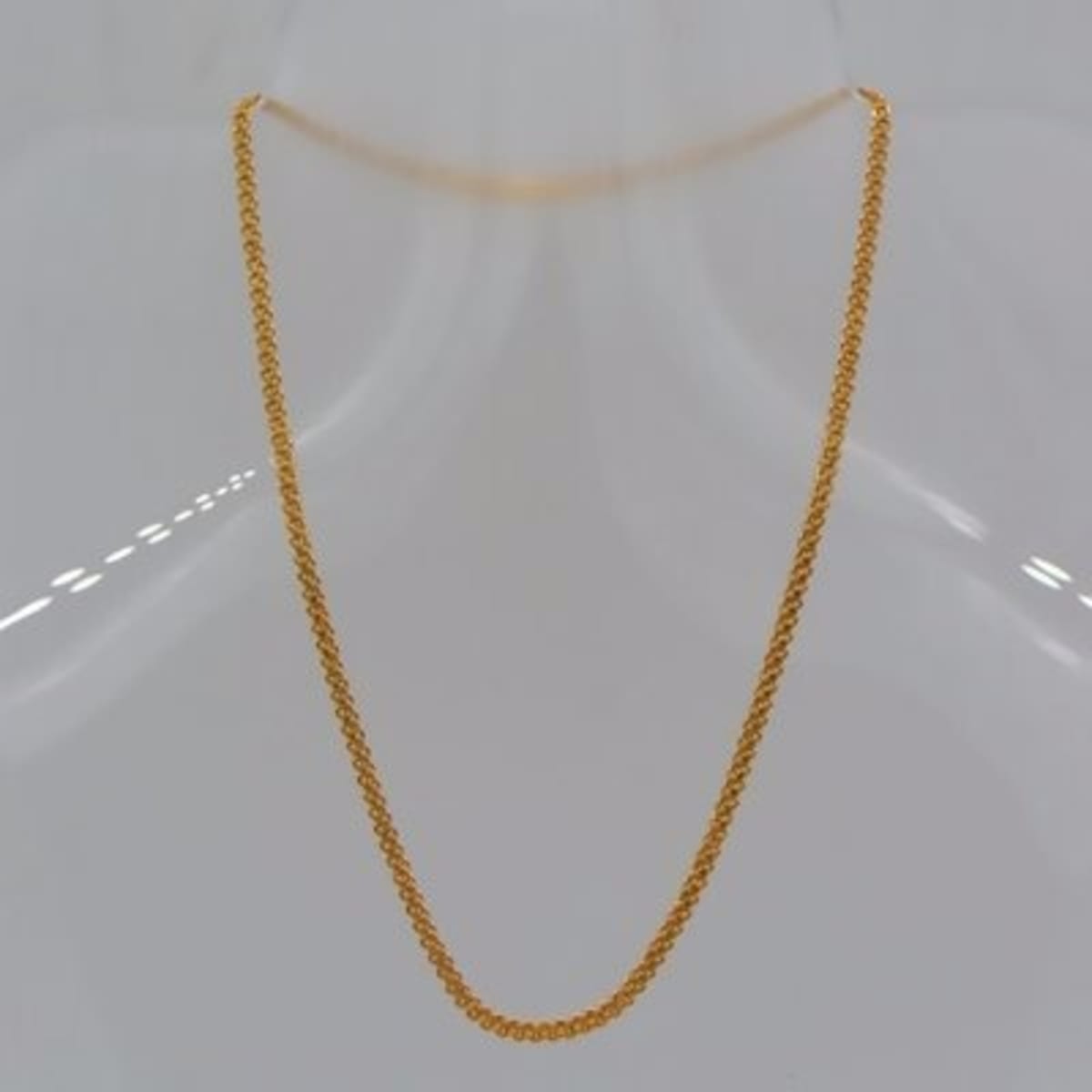 Tiny gold on sale chain necklace